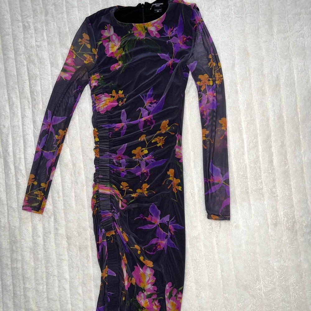 Marciano Long mesh Sleeve Dress